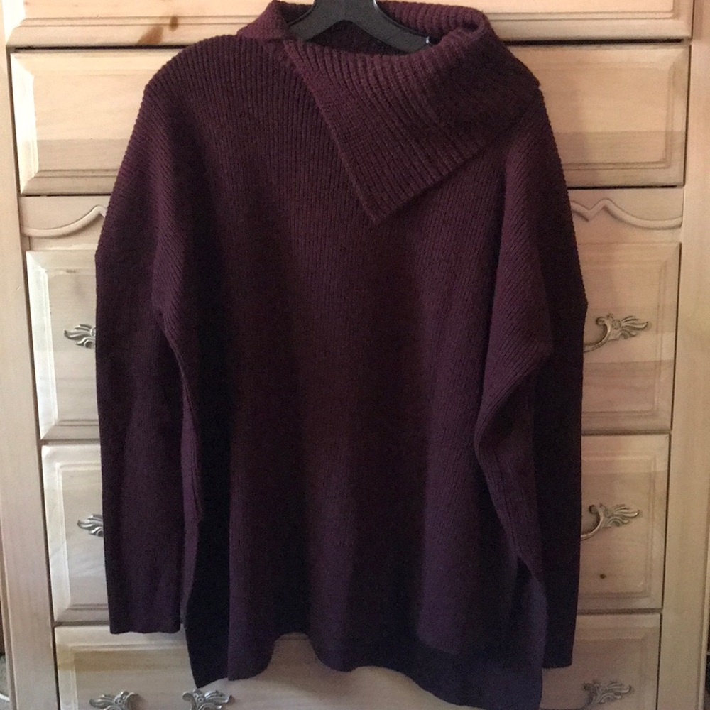 ALLSaints | Hettie Jumper Sweater in Maroon Sz Small